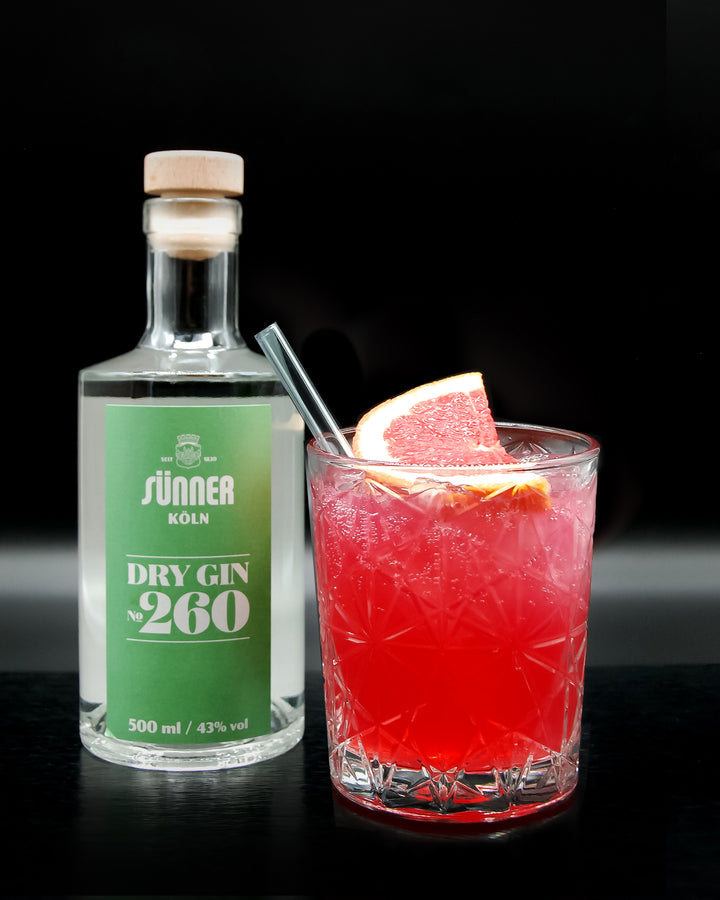 Gin pink - Dry Gin No. 260 trifft Kölsches Wasser Brauwelt Köln