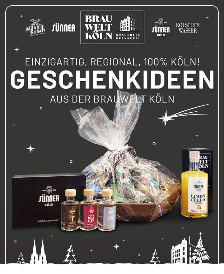 Regionale Geschenkideen aus der BRAUWELT Köln - unsere Geschenkkörbe 🎁 Brauwelt Köln