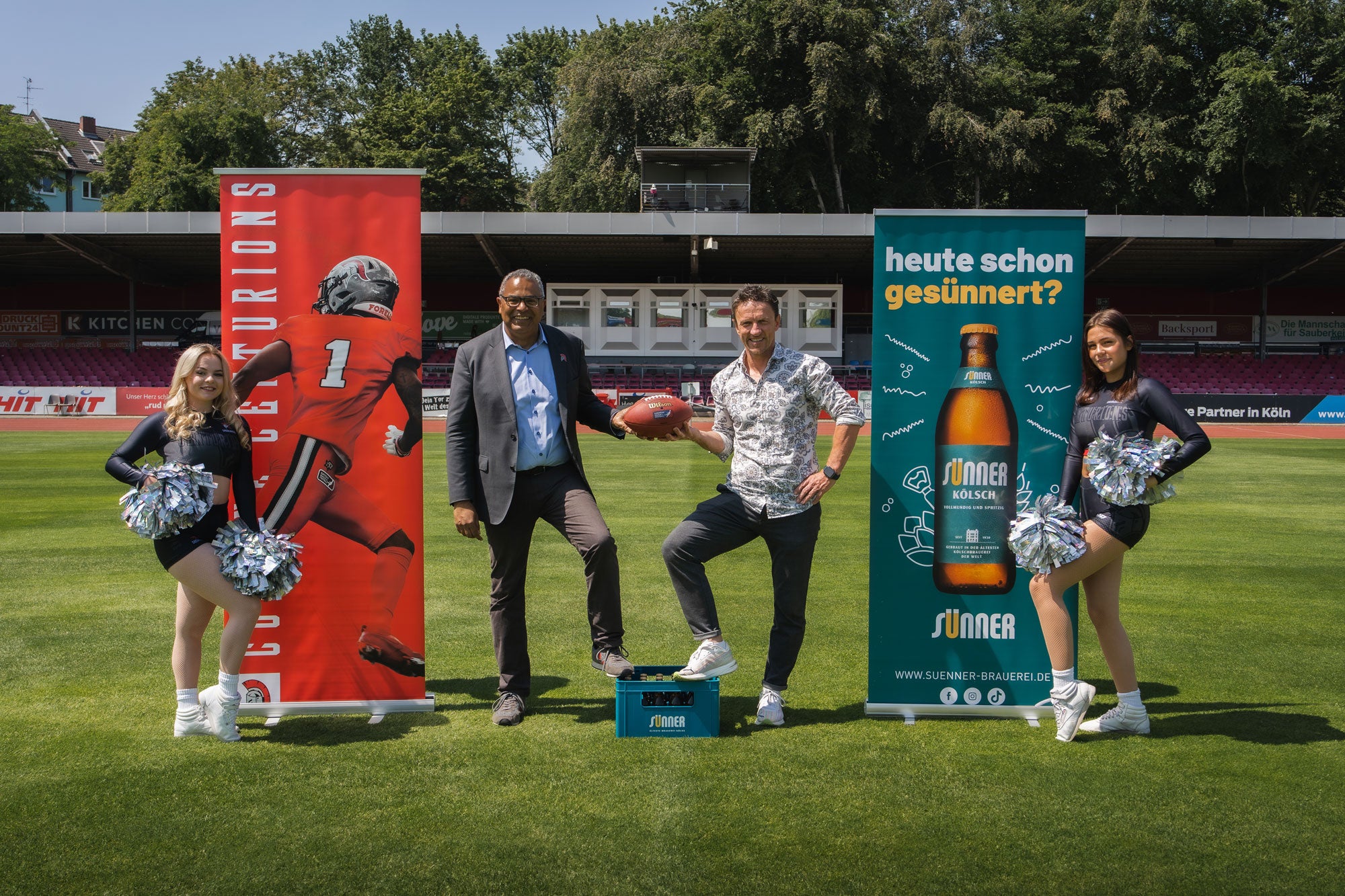 SÜNNER UND DIE COLOGNE CENTURIONS GEMEINSAM ZUM SIEG BRAUWELT Köln