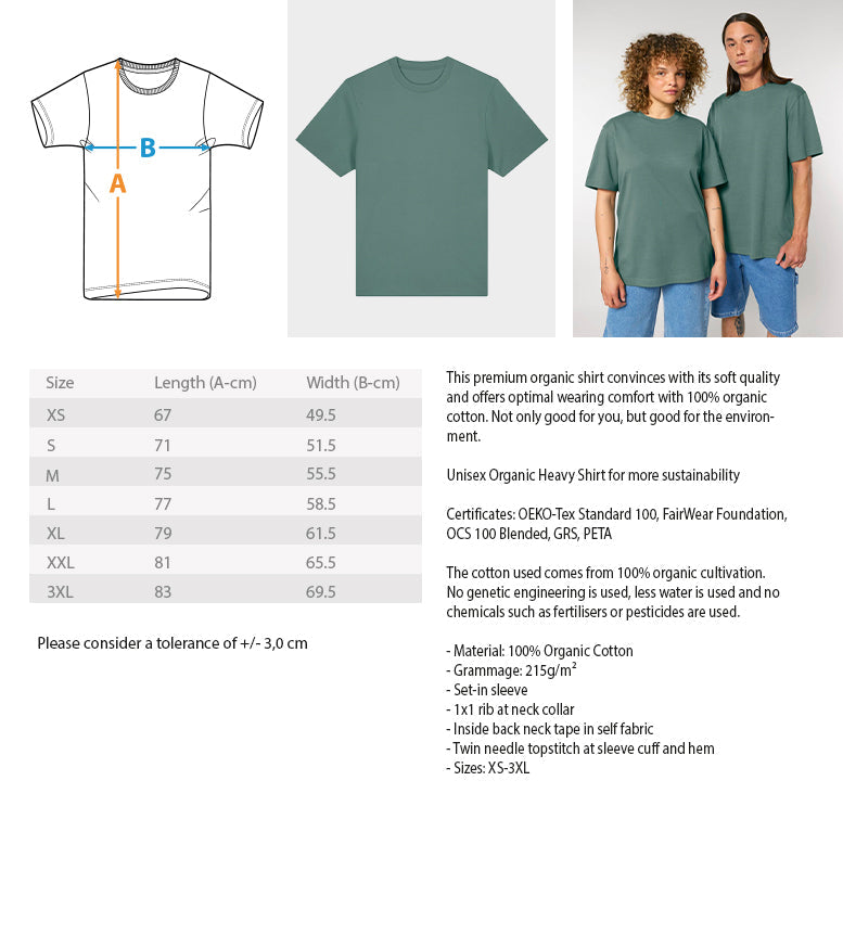 Kölsches Wasser T-Shirt - "Bunt wie deine Stadt"- höösch   - Sparker Heavy Shirt ST/ST 2.0 Shirtee