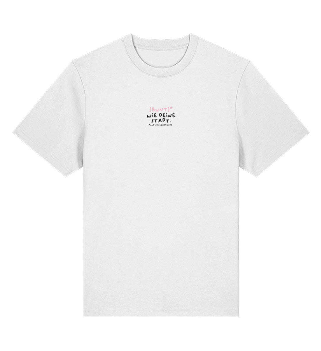 Kölsches Wasser T-Shirt - "Bunt wie deine Stadt"- Backprint   - Sparker Heavy Shirt ST/ST 2.0 Shirtee