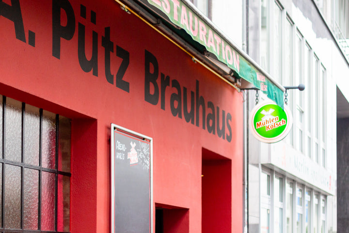 Das Brauhaus Pütz von der Außenansicht