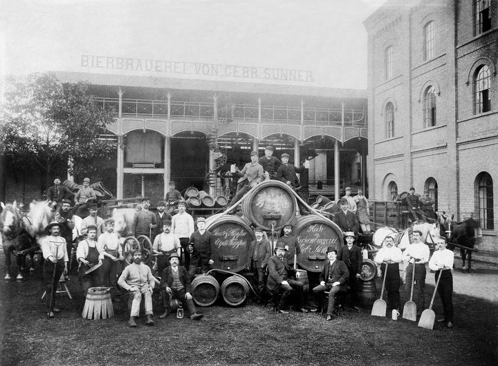 Historisches Foto der Sünner Brauerei um 1890