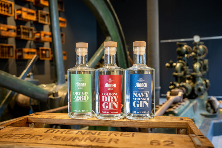 Sünner Gin Range - Dry Gin No. 260, Cologne Dry Gin, Navy Strength Gin