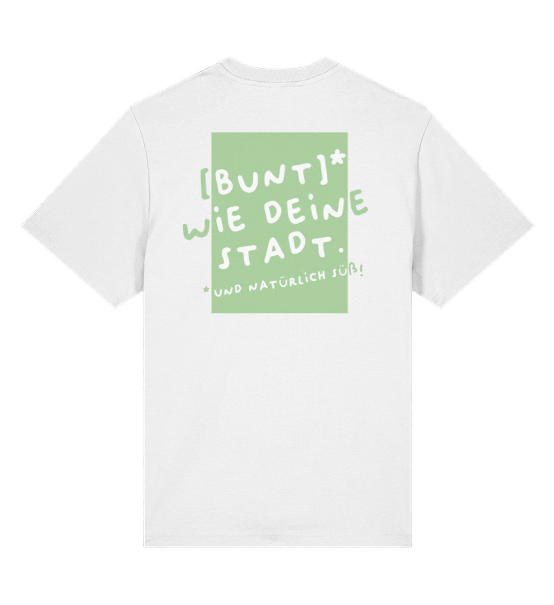 Kölsches Wasser T-Shirt - "Bunt wie deine Stadt"- Grün  - Sparker Heavy Shirt ST/ST 2.0 Shirtee