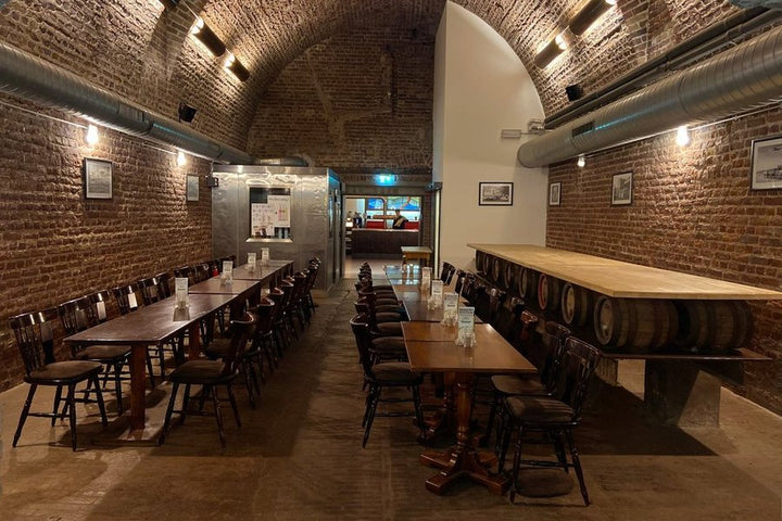 Brauhaus im Gewölbekeller der Brauwelt Köln