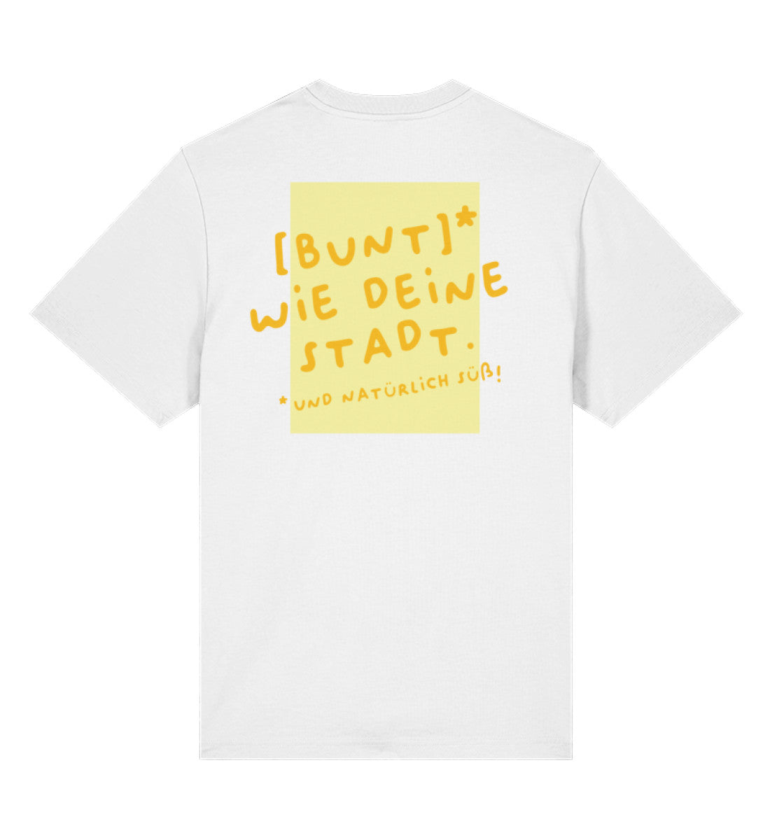 Kölsches Wasser T-Shirt - "Bunt wie deine Stadt"-  Zitrone  - Sparker Heavy Shirt ST/ST 2.0 Shirtee
