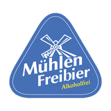 Logo alkoholfreies Mühlen Freibier - naturtrüb mit frischer Zitrusnote